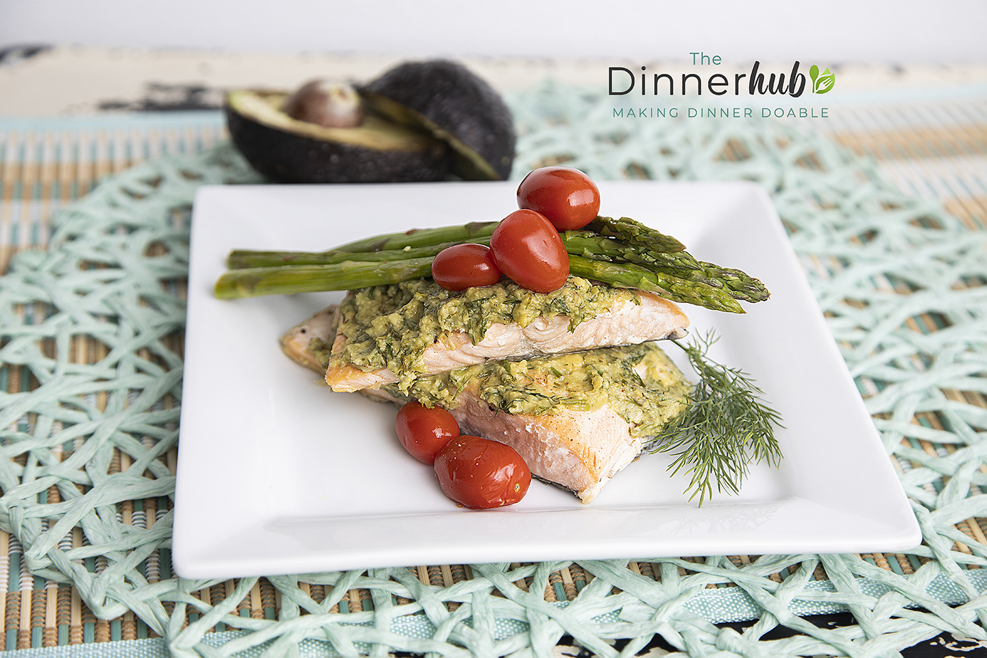 Seared Salmon w/ Avodaise Sauce & Roasted Asparagus